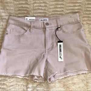 William Rast High Rise Denim Shorts